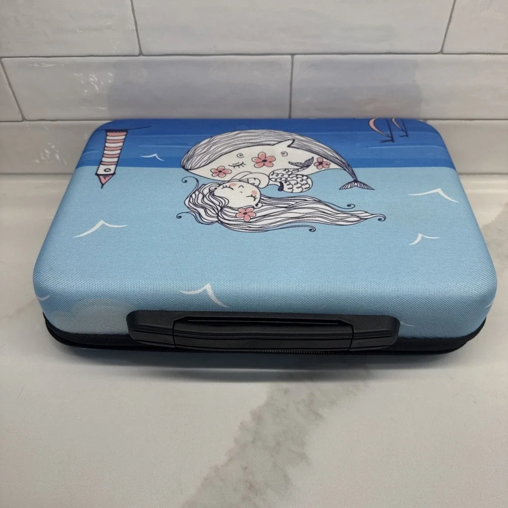 60 Slot Multi Purpose Storage Case Organizer & Protector Mermaid Art, Beads, Etc